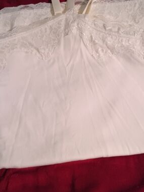 White Lace-Trim Camisole Top - Women's Slip Cami